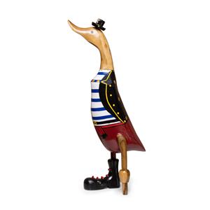 Houten eend Piraat - 46x14 (hxb) - 