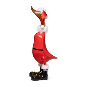 Houten eend Santa - 46x14 (hxb) - 