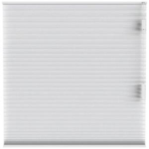 Fenstr plisségordijn Chicago dubbel 25mm lichtdoorlatend - wit (10011)