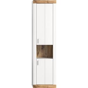 Home affaire Hochschrank "Landsby", (1 St.), 2 Türen, Türanschlag wechselbar, 1 offenes Fach, Breite 45 cm