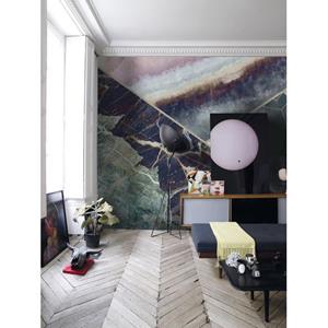 Vanilla Lime Fotobehang Print 14225 Paars Groen Grijs 450x270cm