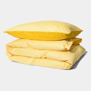 Homehagen Cotton sateen Bedding set- Yellow - Yellow / 60x63 / 200x220