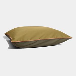 Homehagen Cotton sateen pillowcase - Moss green - Moss green / 80x80