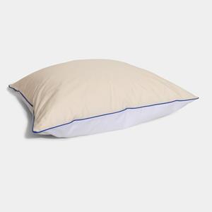 Homehagen Cotton percale Pillowcase - Cream and White - Cream and White / 80x80