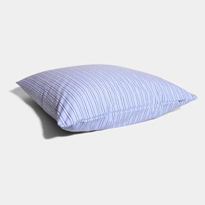 Homehagen Cotton percale Pillowcase - Blue shirt stripe - Blue shirt stripe / 80x80