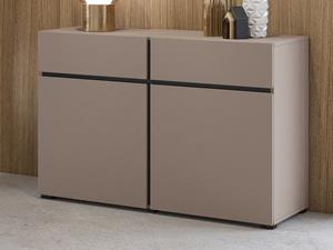 Mobistoxx Commode CROSSAIR 2 deuren 2 lades taupe