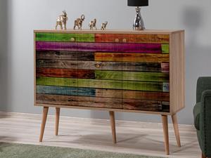 Mobistoxx Commode MINDY 3 deuren multi kleuren