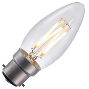 SPL | LED Kerzenlampe | B22d  | 4W Dimmbar