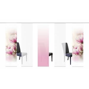 HOME WOHNIDEEN Paneelgordijn MAGNONE HxB: 245x60, inclusief bevestigingsmateriaal (5 stuks)