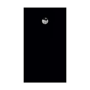 Allibert - Douchebak - Karbon 140 X 80 Cm - Polybeton - Zwart