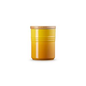 LE CREUSET  Aardewerk - Voorraadpot met houten deksel 10cm 0,54l Nectar