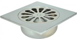 Sanifun doucheput Quinty 14 x 14 recht.