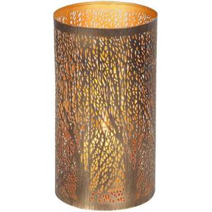 Ambiente Haus Lantaarn met kaars Laterne Walddesign - (H) 28 cm (1 stuk)