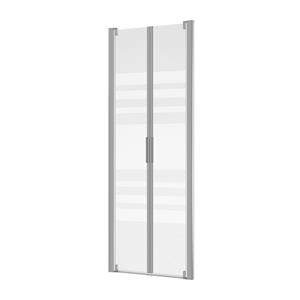 Allibert Douchedeuren  Laja 2 Pendeldeuren 76-81 x 200 cm Gelijnd Chroom