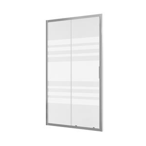 Allibert Douchedeur  Laja 1 schuifdeur 116-121 x 200 cm Gelijnd Chroom