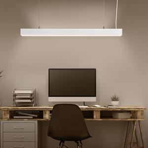 ledvance Sun@home Workspace Ceiling Suspended tw Deckenleuchte, weiß, regulierbares Weißlicht (2200K bis 5000K), dimmbar, passt das Licht automatisch dem