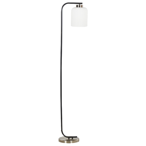 BELIANI Staande lamp zwart/messing CAUDELO