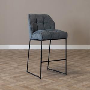 Loods XL Barkruk Jelle antraciet polyester