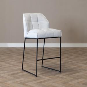 Loods XL Barkruk Jelle wit polyester