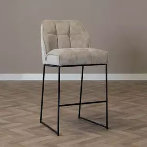 Loods XL Barkruk Jelle taupe polyester