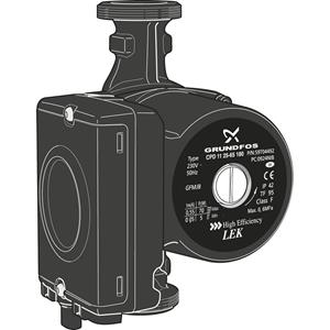 NIBE CPD11 circulatiepomp modulerend t.b.v. F2030 - F2040 CPD11-25/75 67320