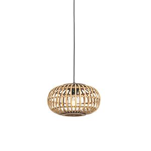 qazqa Orientalische Hängelampe Bambus 32 cm - Amira - Naturel