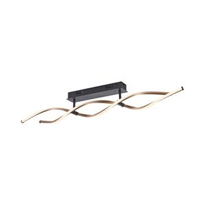 paulneuhaus Led Deckenleuchte Polina in Schwarz 2x 10,2W 2526lm - black - Paul Neuhaus