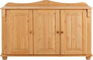 Home affaire Dressoir ADELE 3-deurs, breedte 130 cm, van massief grenen
