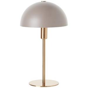 Brilliant Tischleuchte Lillian in Taupe und Gold E14