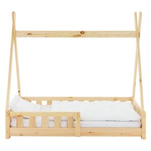 ML-Design Kinderbed Tipi Met Uitvalbeveiliging En Lattenbodem, 70x140 Cm