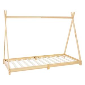 ML-Design Kinderbed Tipi 90 X 200 Cm Met Lattenbodem, Naturel