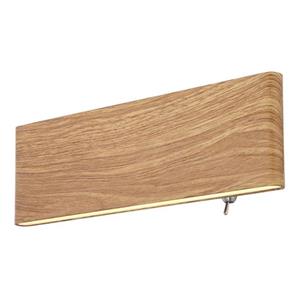 Wandleuchte ¦ holzfarben ¦ Maße (cm): B: 4,5 H: 8 T: 22,5  - Möbel Kraft