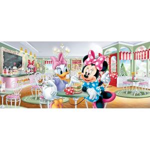 Disney Poster Minnie Mouse & Katrien Duck Roze, Paars En Groen