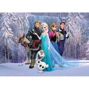 Disney Poster Frozen Paars En Blauw - 600656 - 160 X 110 Cm