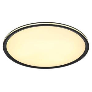 Deckenleuchte ¦ schwarz ¦ Maße (cm): B: 50 H: 5 T: 50  - Möbel Kraft