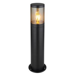 Globo Buitenlamp Xeloo Staaledelstaal Zwart 1x E27