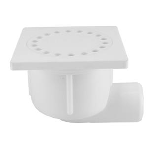 Aqua Splash Doucheplug 10X10 cm Zij Uitlaat Wit 