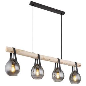 Pendelleuchte ¦ schwarz ¦ Maße (cm): B: 100 H: 117 T: 15  - Möbel Kraft
