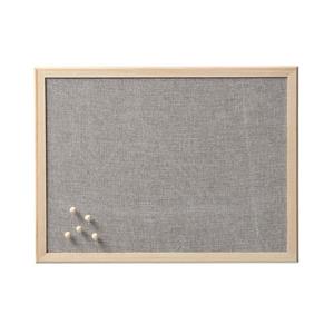 Zeller Prikbord/memobord - Grijs - 30 X 40 Cm - Textiel