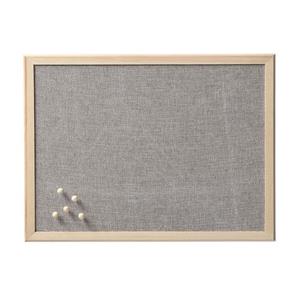 Zeller Prikbord/memobord - Grijs - 40 X 60 Cm - Textiel