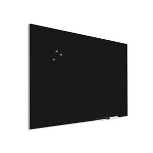 IVOL Premium Glassboard Met Blinde Bevestiging - 60x90 Cm - Zwart