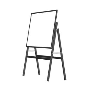 IVOL Whiteboard Op Statief - Magnetisch - 150x120 Cm - Zwart