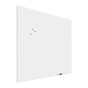 IVOL Premium Glassboard Met Blinde Bevestiging - 100x100 Cm - Wit