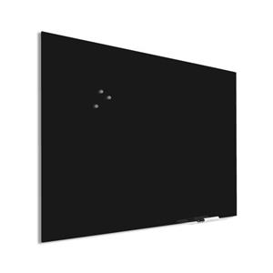 IVOL Premium Glassboard Met Blinde Bevestiging - 90x120 Cm - Zwart