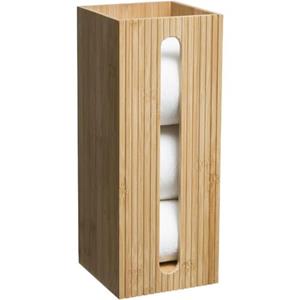 5five Toiletborstel - Reservoir Bruin - Bamboe - 3 Rollen - 36 Cm