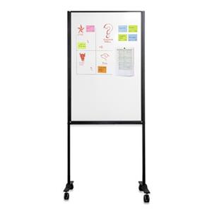 Smit Visual Verrijdbaar Whiteboard Werkbord / Scheidingswand - Emaille - 120x75 Cm