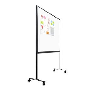 Smit Visual Verrijdbaar Whiteboard Werkbord / Scheidingswand - Emaille - 120x150 Cm