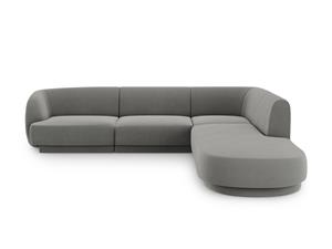Micadoni Limited Edition 6-zits hoekbank Miley rechts velvet | 