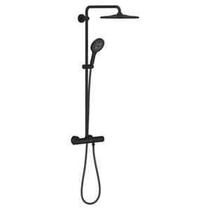 Grohe Rainshower smartactive douchesysteem 310 mono rond 9,5l/m ph.black 22119KF0