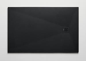 Resigres Zero douchebak 160x75cm zwart mat composiet